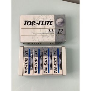 Spalding Top Flite white golf balls 12 ball NEW Vintage 1994